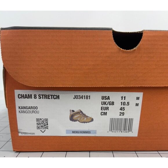 Merrell Men's Chameleon 8 Stretch Sz. 11 US Hiking Shoes Kangaroo J034181 NEW - Picture 5 of 9